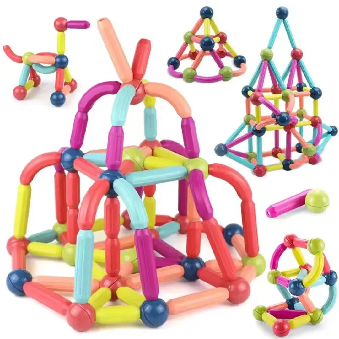 "Magnetic Building Blocks Set for Kids 3+ | Educational & Creative Toy"